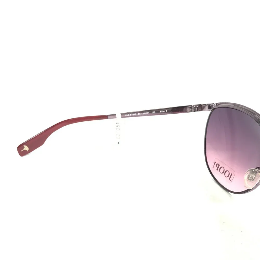 Joop! Sunglasses Mod.87335-807 Pink Round Frames with Purple Lenses 61-11-125